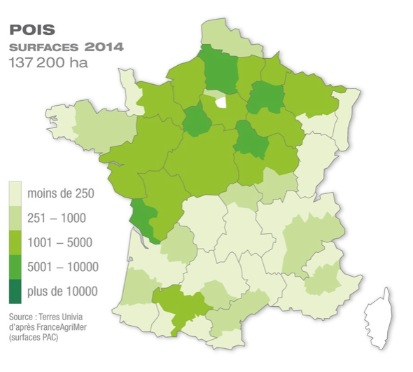 Production pois France